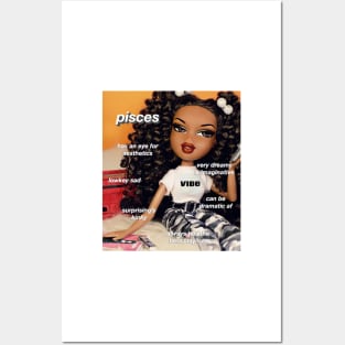 pisces bratz Posters and Art